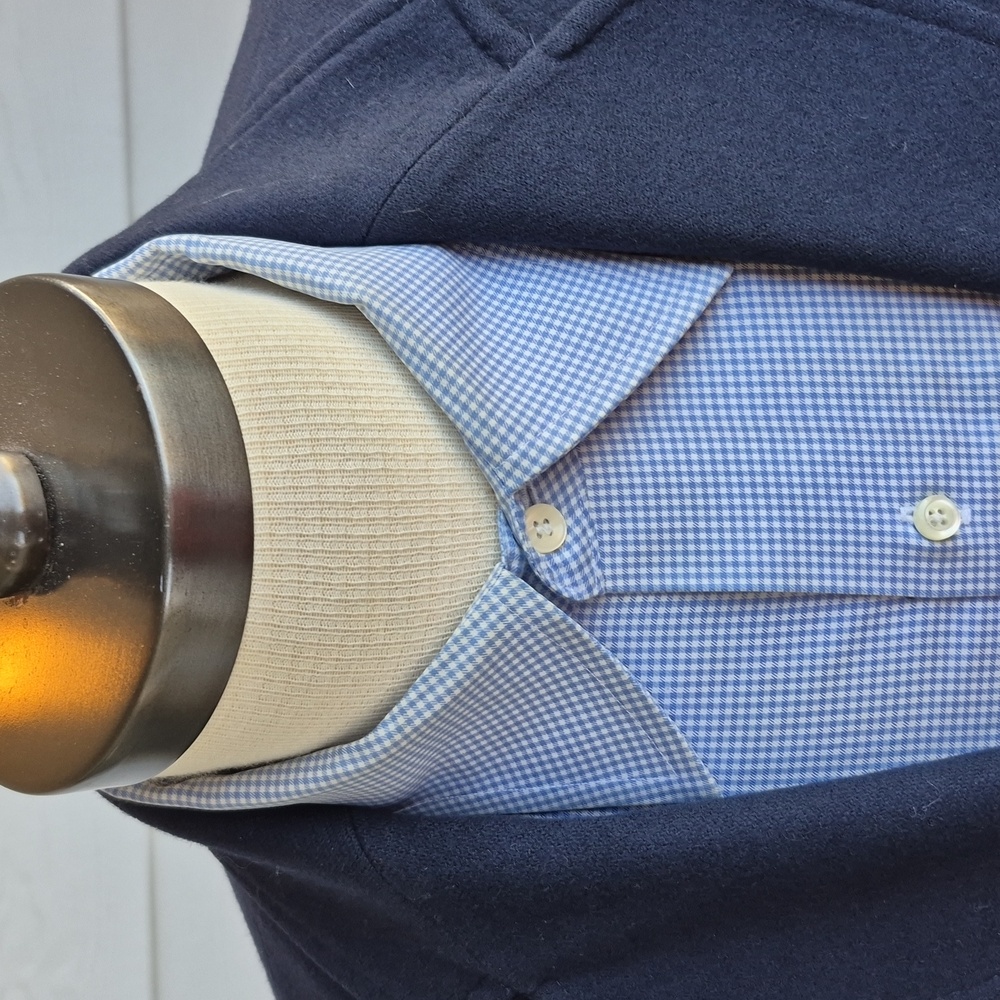 PENDLETON Dark Navy Solid Weave Tweed Virgin Wool… - image 2